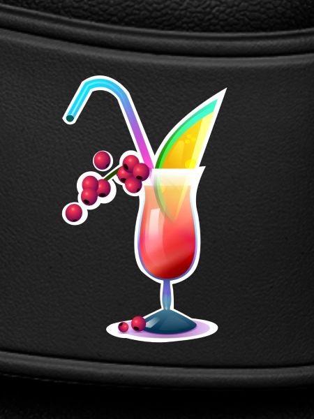 Tropischer Farbcocktail
