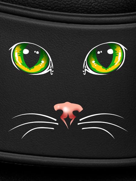 Black cat eyes