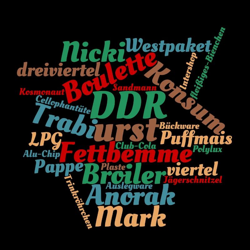 DDR Ostalgie Wörtersammlung