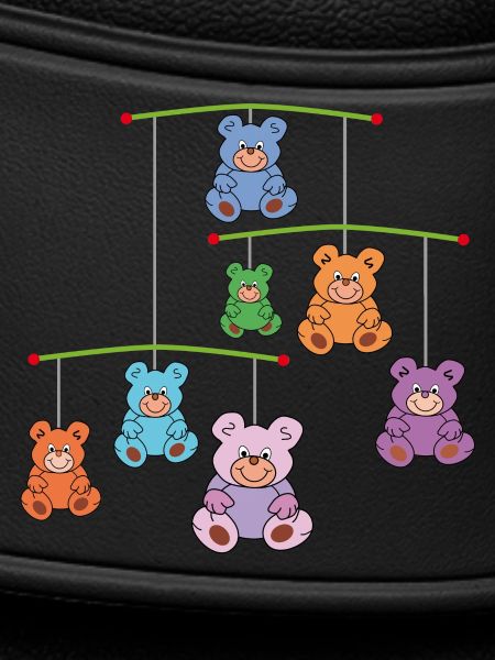 Mobilé mit Teddybären
