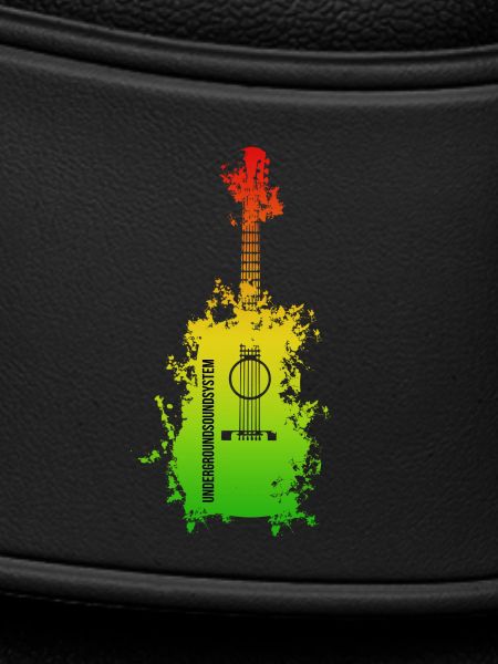 Guitare Rainbow Splatter