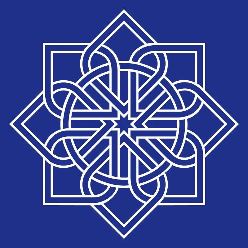 Mandala fleur fleur flocon de neige