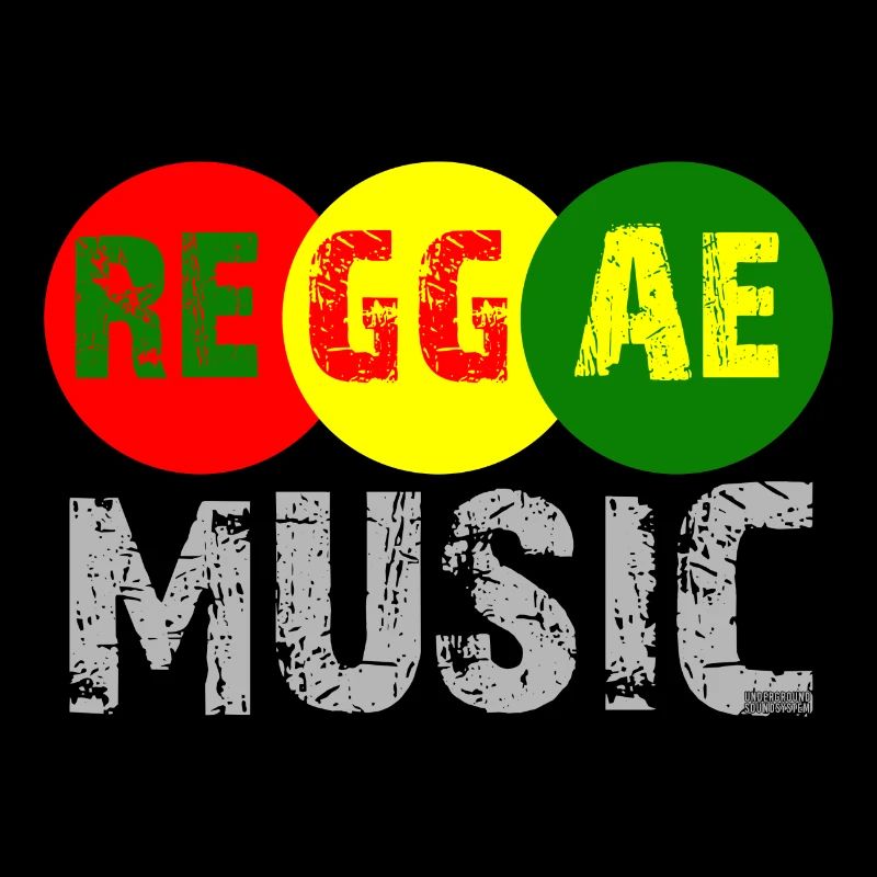 Logo de la roue colorée de la musique reggae