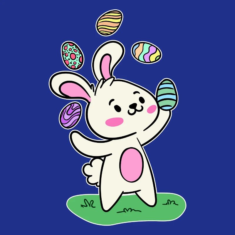 Easter bunny Easter bunny Easter eggs Happy Easter