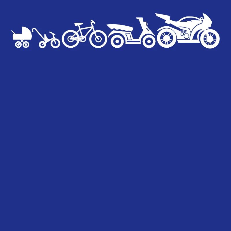 Motorrad Evolution Motorräder Entwicklung Lustig