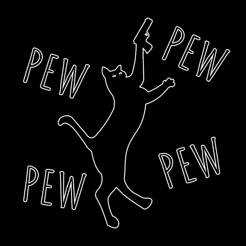 Funny cat with guns funny animals