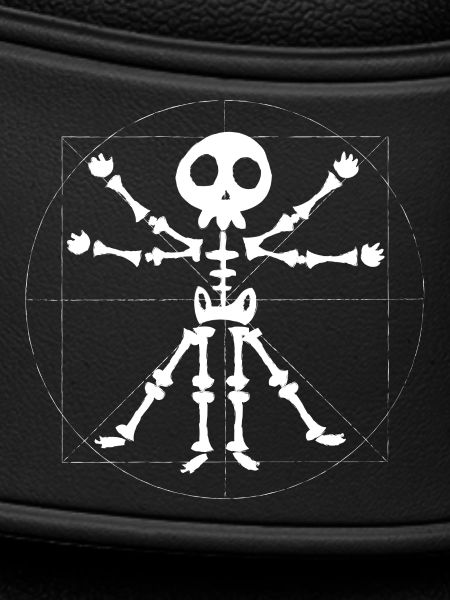 vitruvian skeleton