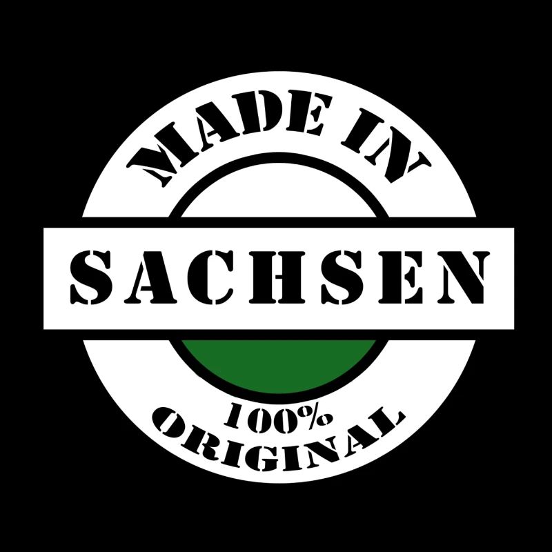 MADE IN SACHSEN Dresden Leipzig Naissance Cadeau