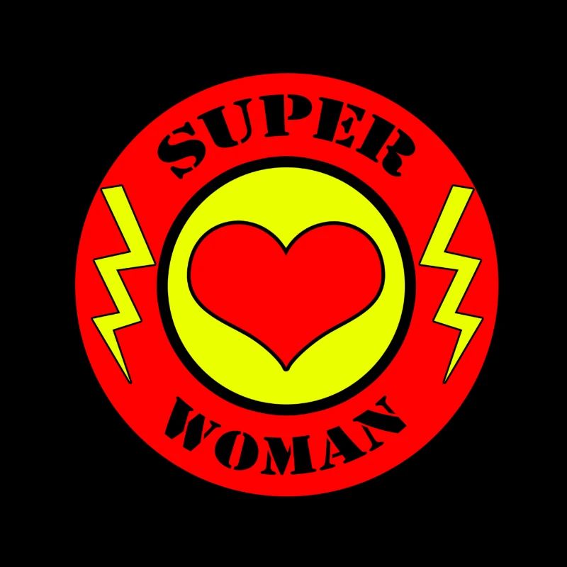 SUPER WOMAN Blitz Super Mama Muttertag Geschenk