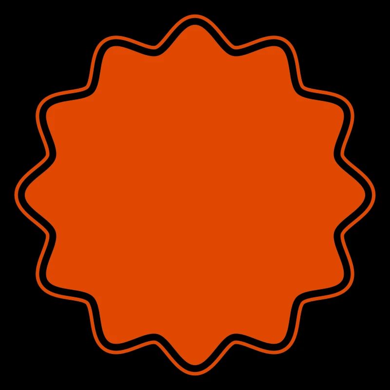 Emblem | Form | Star Round Corners (Vectorgraphic)