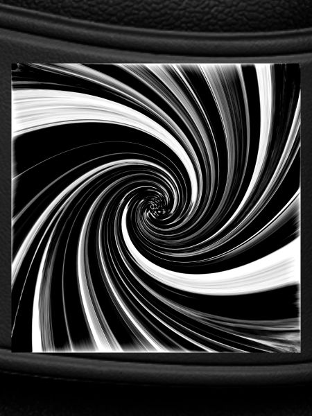 Schwarz-weißer Wirbel