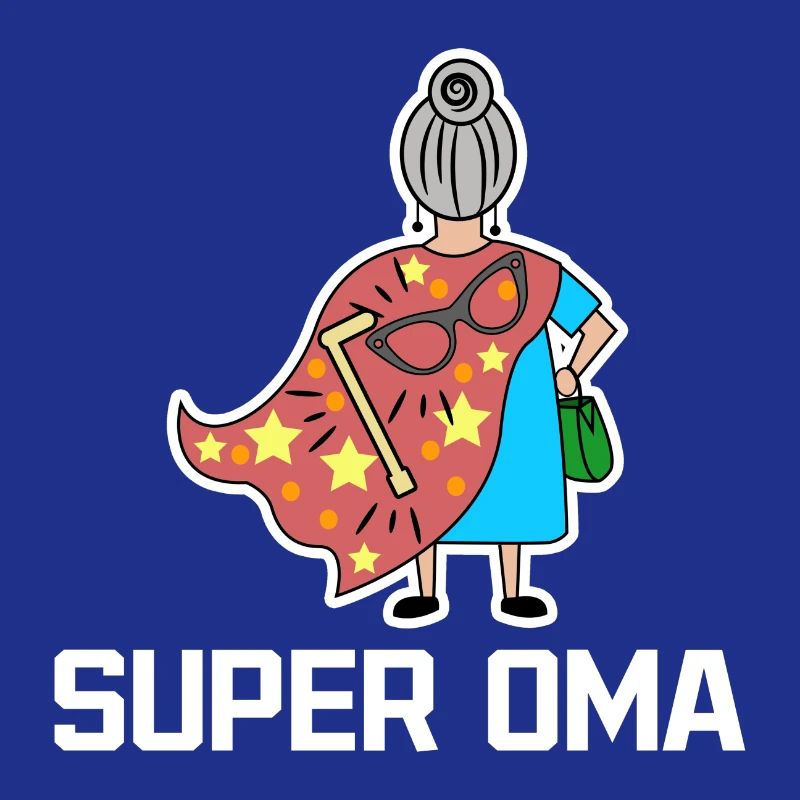 Superoma Brille Großmama Oma Statement Großmutter
