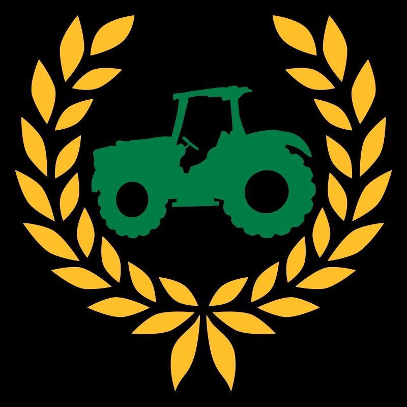 Traktor Lorbeerkranz Bauernhof