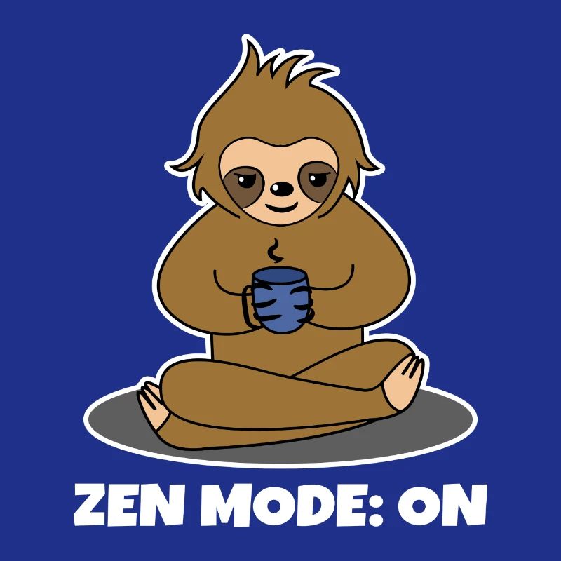 Coffee Drinker Sloth Coffee Cup Coffee Saying