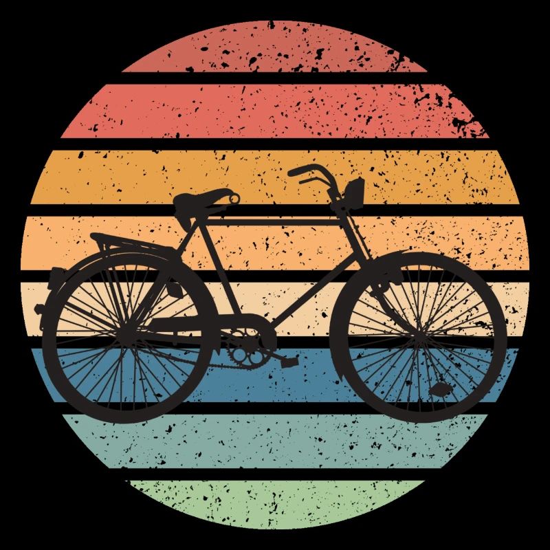 Coucher de soleil rétro à vélo - Vélo vintage