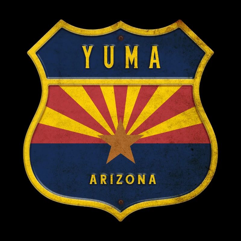 Yuma Arizona flags crest design