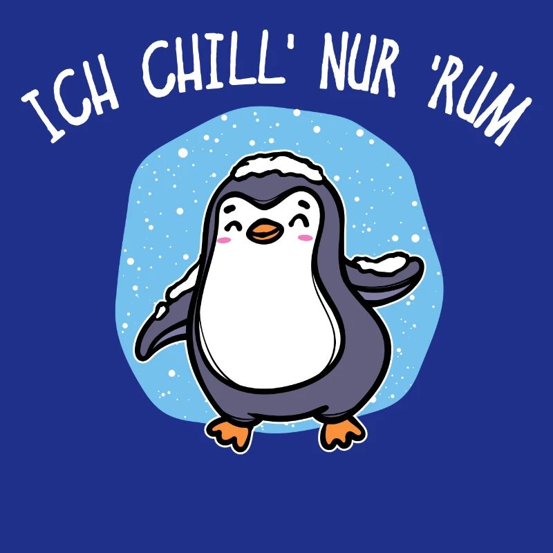 Pinguin Kälte Schnee Statement Tier Vogel Eis