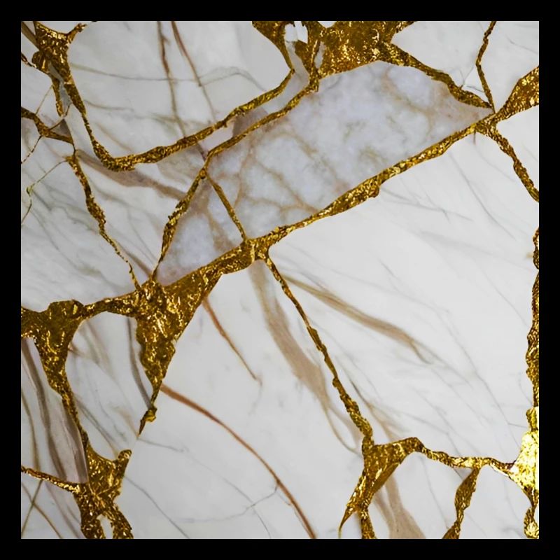 Texture de pierre de marbre marbré blanc-or