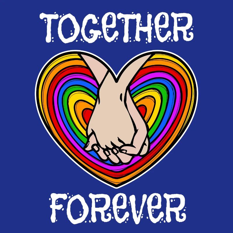 Bisexuel Rainbow Lgbt Déclaration Relation cardiaque