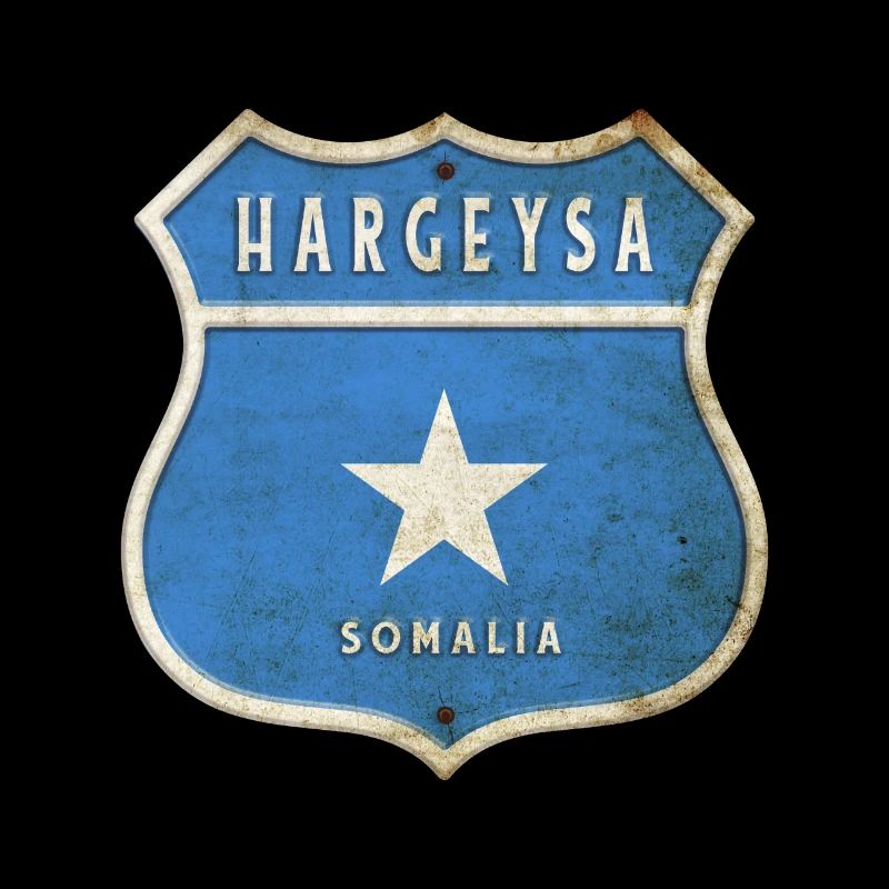 Design du drapeau de Hargeisa en Somalie