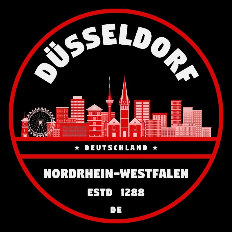 Düsseldorf Skyline Rundlogo