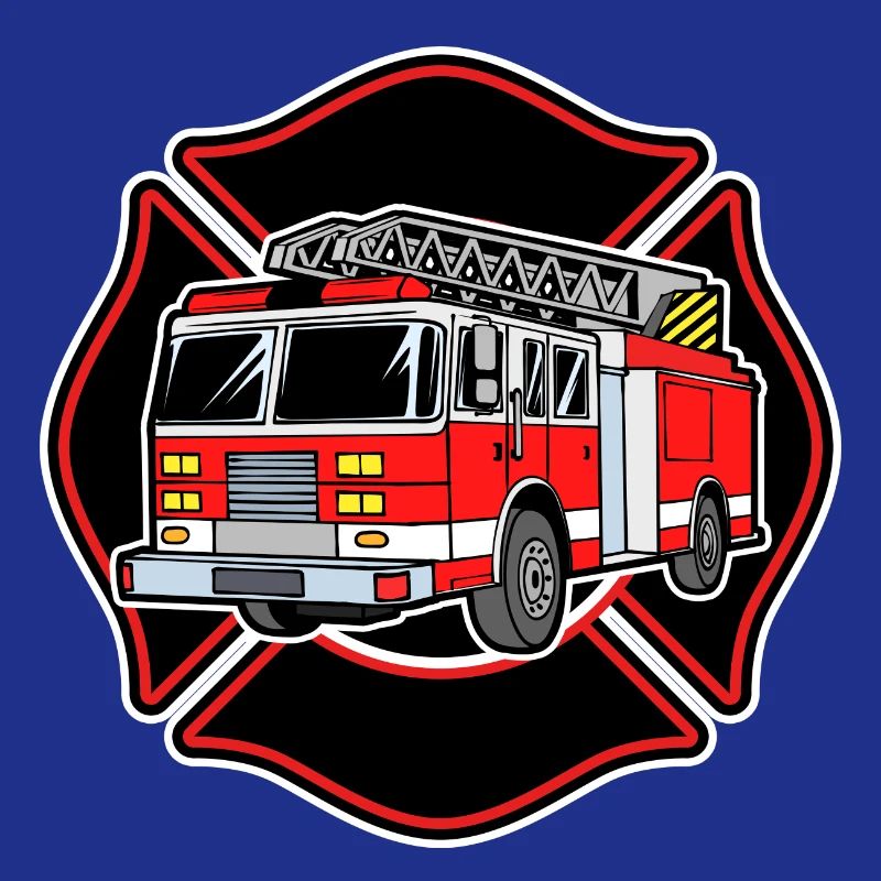 Rescuer fire engine fire brigade professional fire brigade