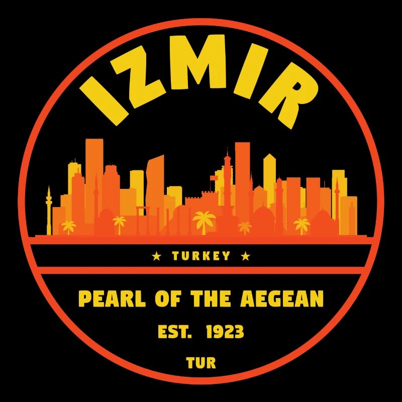 Izmir Skyline Badge – Perle der Ägäis