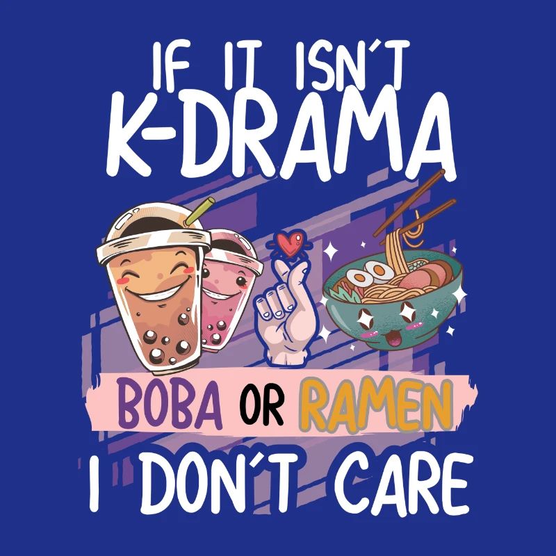 K-Drama Boba oder Ramen Design