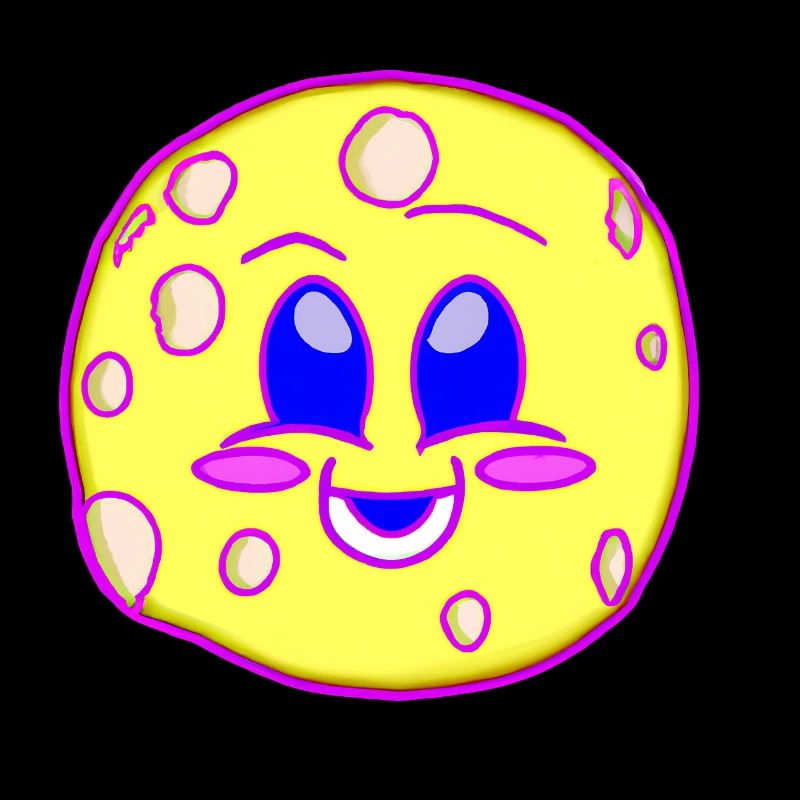 Lune laide Kawaii