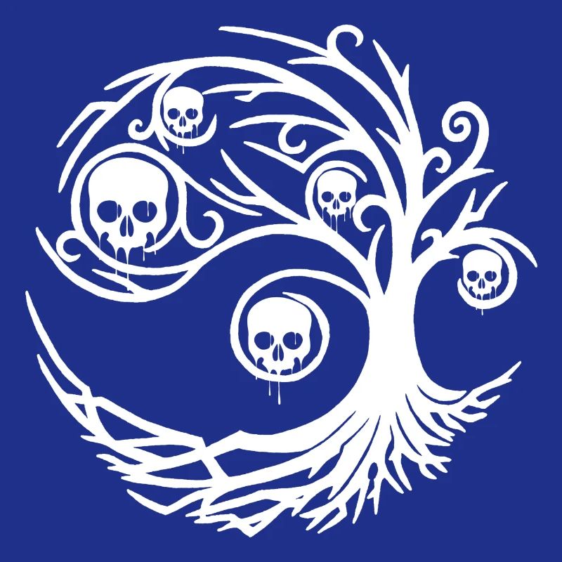 Tree with skulls