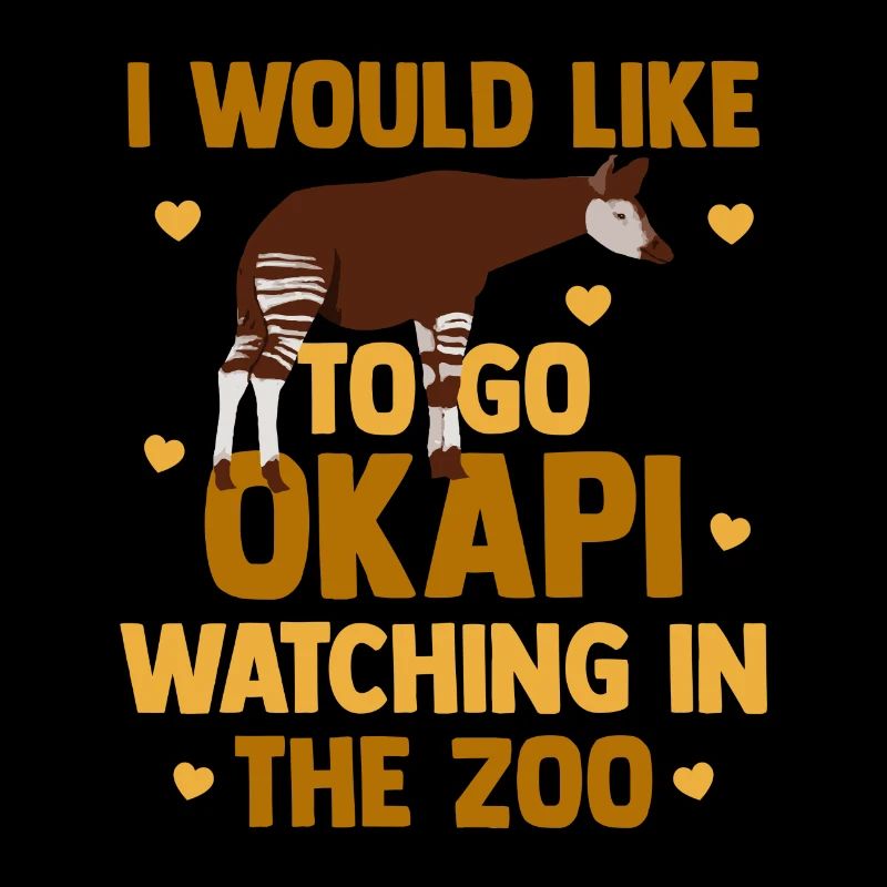 Okapi im Einklang mit der Natur