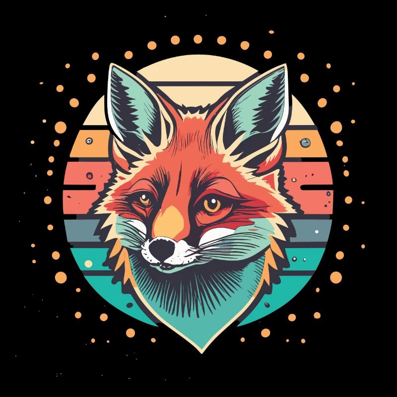 Foxy Coucher de soleil rétro