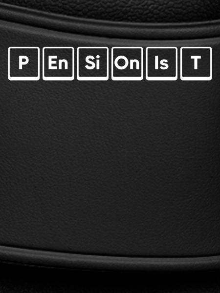 Pensionist Ruhestand Statement Freizeit Abschied
