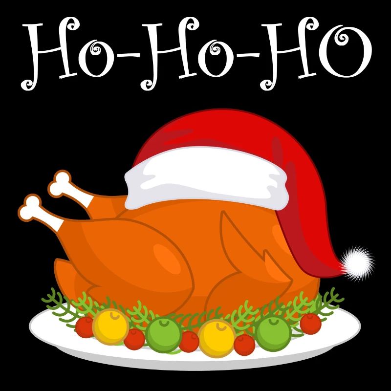 père Noël, dinde Noël, joyeuse fête
