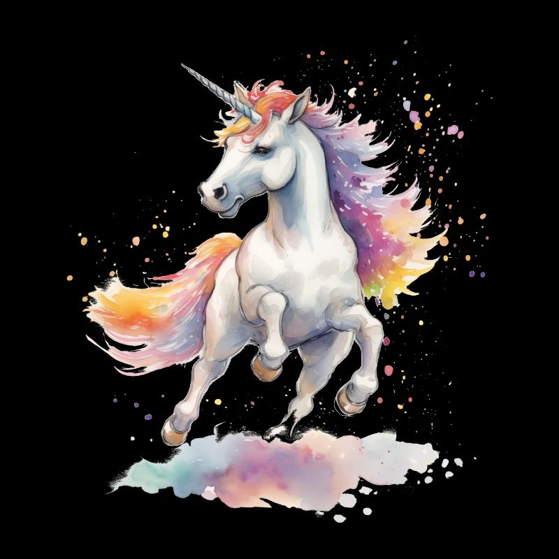 tanzendes Einhorn