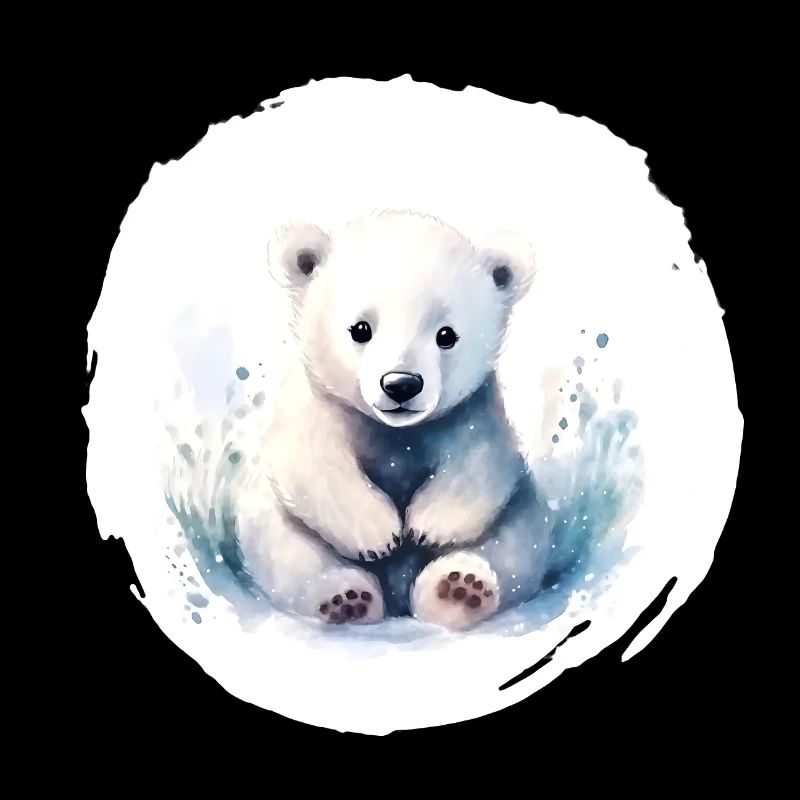 Eisbär Aquarell