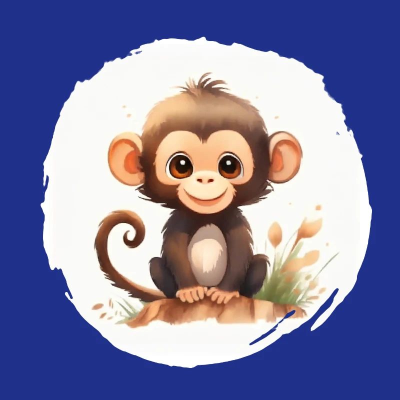 Aquarelle de singe