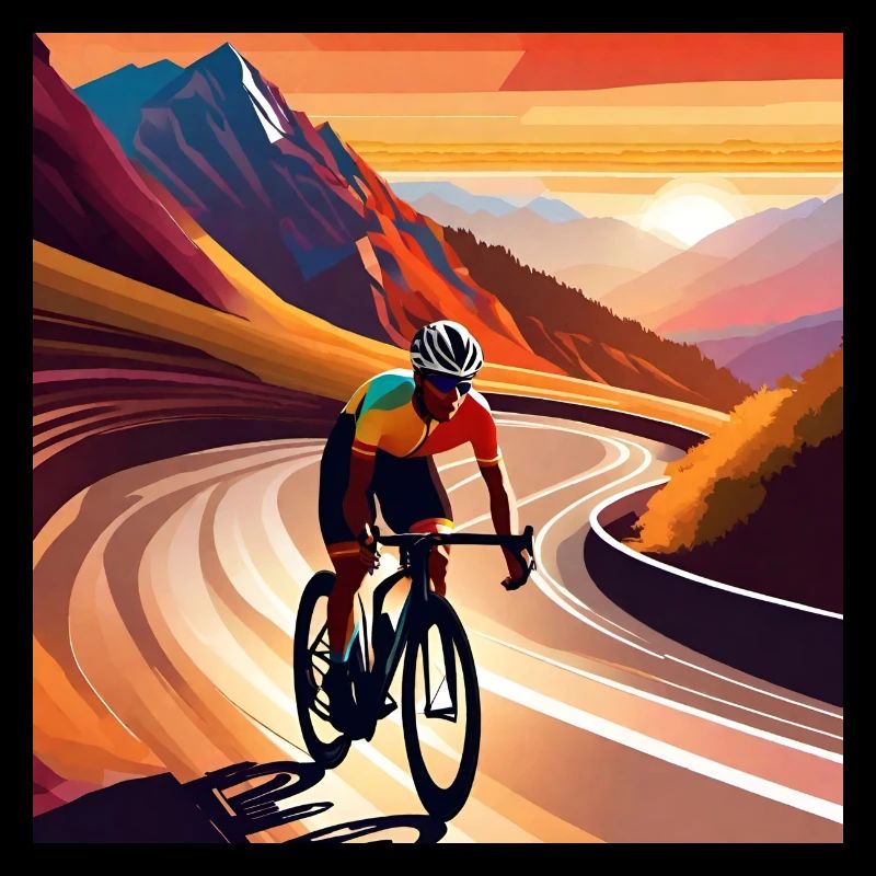 Mountain Majesty : course dans la lueur dorée