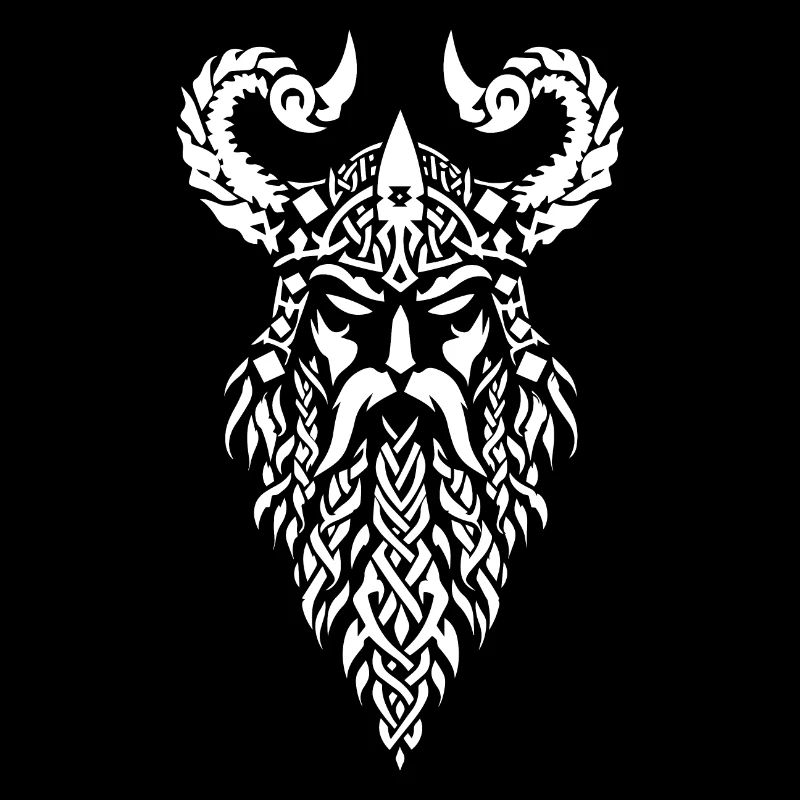 Viking warrior head