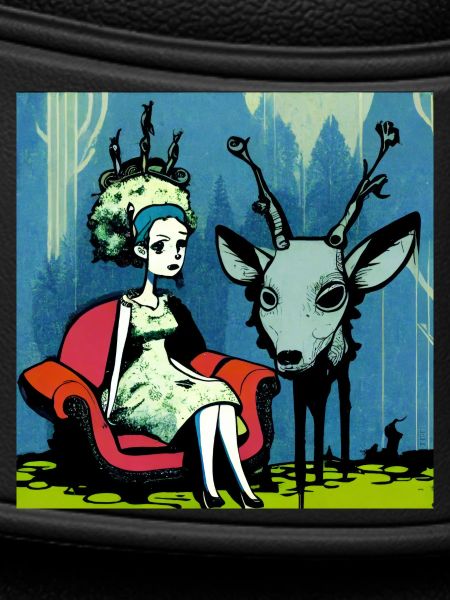 Psychedelic deer 01