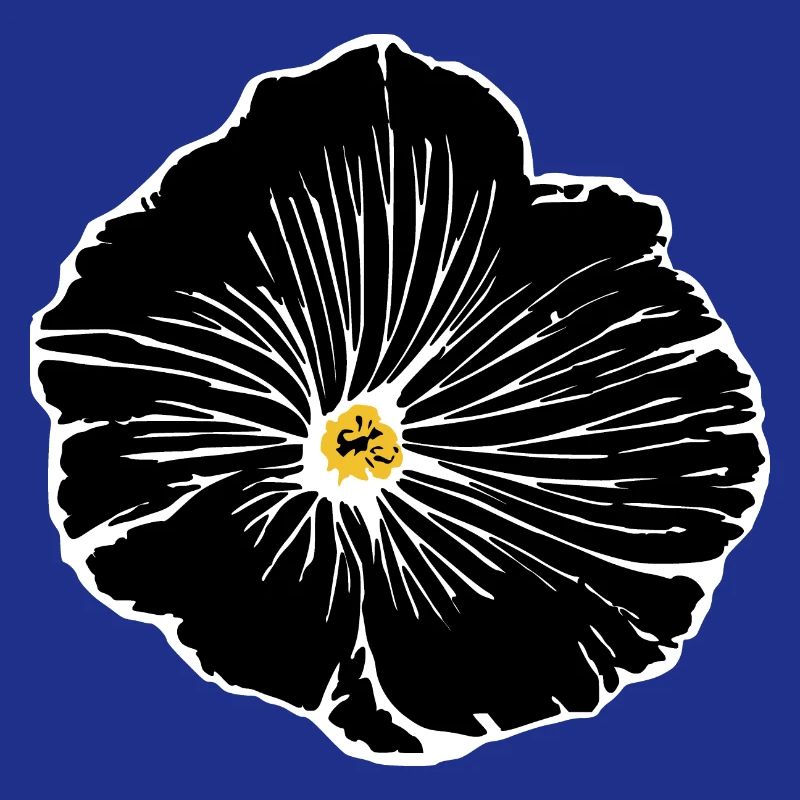 Fleur, Noir, Fleurs, Noir, Fleur