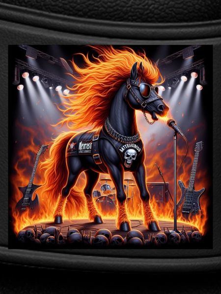 Metall-Pferd