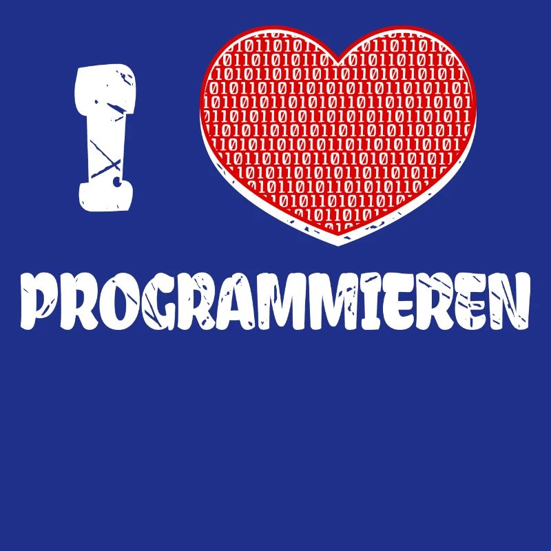 Developer Herz Programmierer Statement Informatik