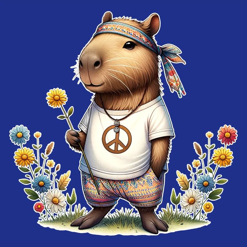 Capibara, Hippie, Vrede