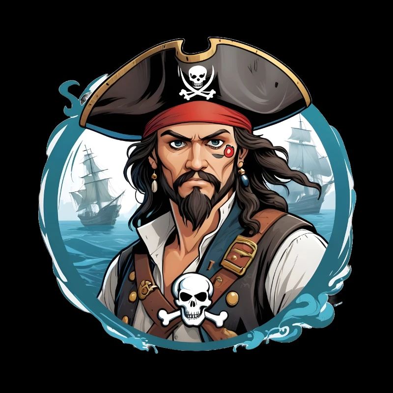 Pirate Corsair Illustration