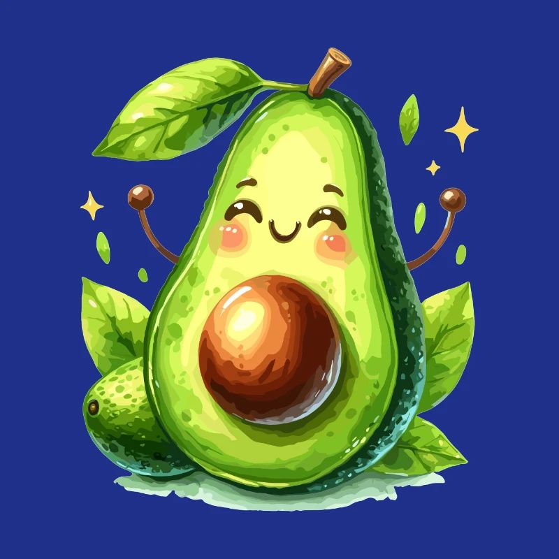 Avocado Funny Positive Optimism Gift