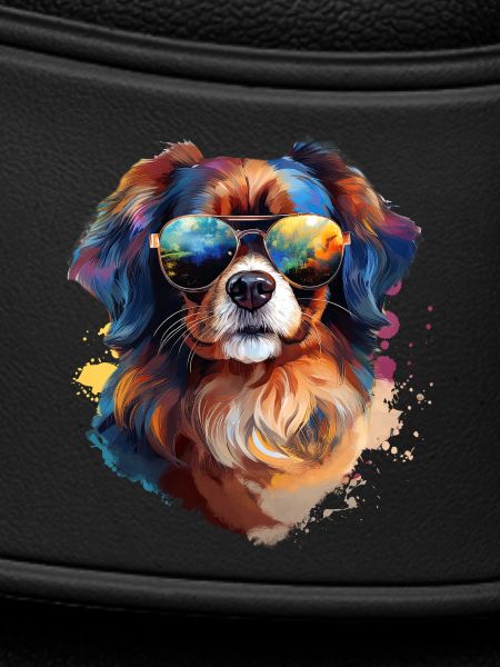 Tibetan Spaniel with Sunglasses