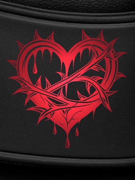 Heart with thorns