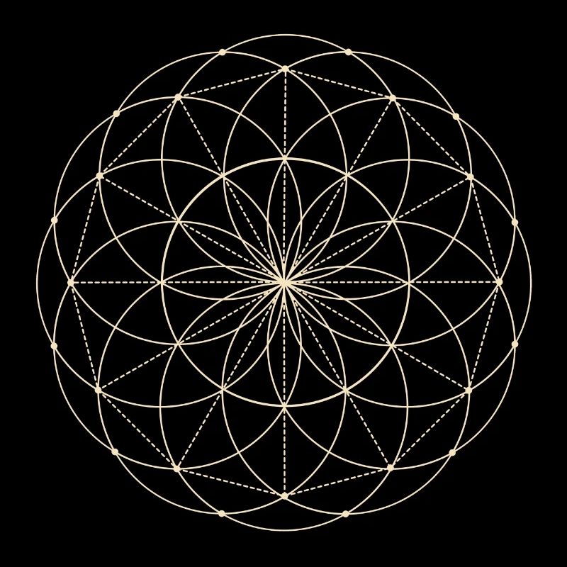 Heilige Geometrie Blume