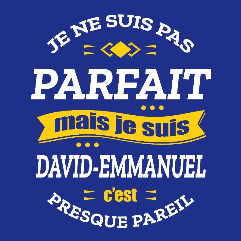 DAVID-EMMANUEL PARFAIT - PRENOM DAVID-EMMANUEL